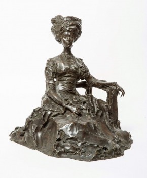 Portrait of an Unknown Woman (On a Turf Bench)