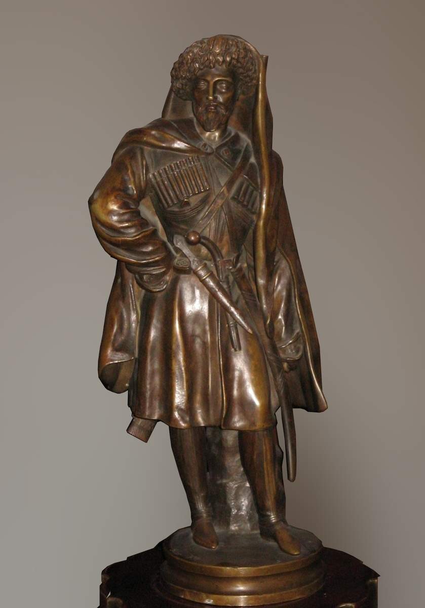 Черкес в бурке, Zhak Teodor-Zhozef-Napoleon, 1851