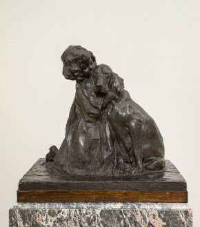 Девочка с собакой (Друзья)