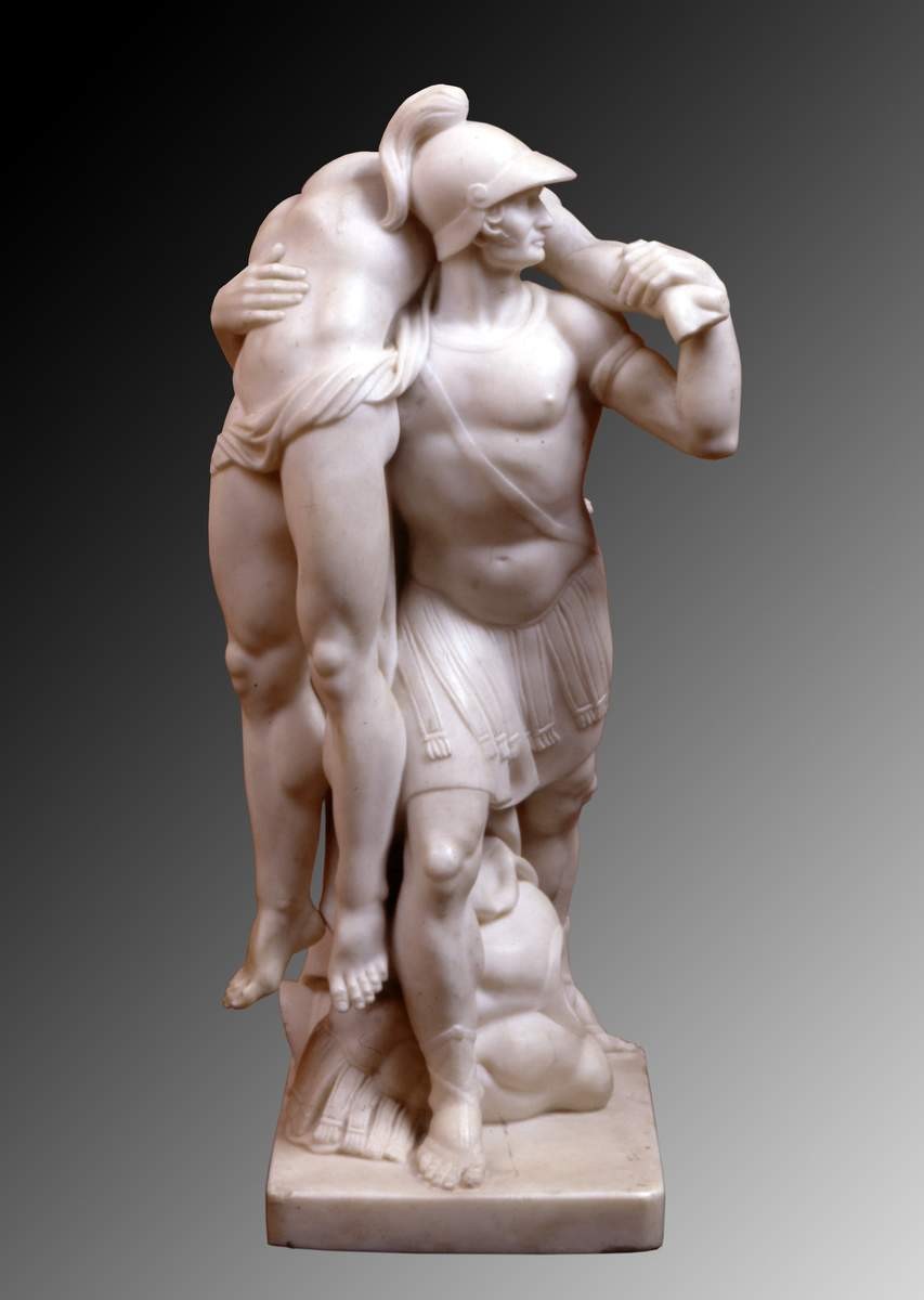 Аякс защищает тело Патрокла, Mikhail Ivanovich Kozlovsky, 1796