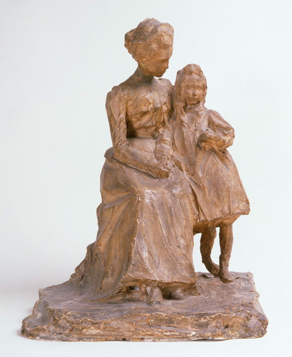 Мать и дочь, Prince Paolo Troubetskoy, 1900