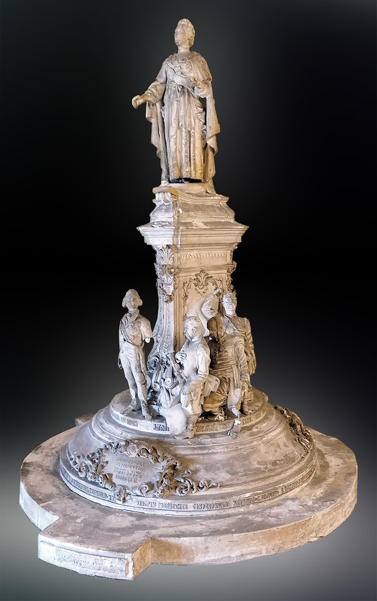Проект памятника Екатерине II для Екатеринодара, Mikhail Mikeshin, 1895