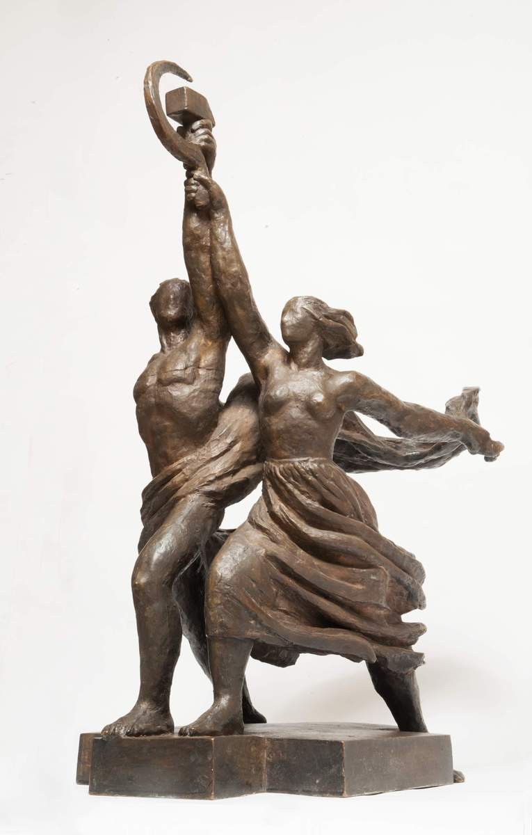 Рабочий и колхозница, Vera Mukhina, 1936 (Отлив 1965)