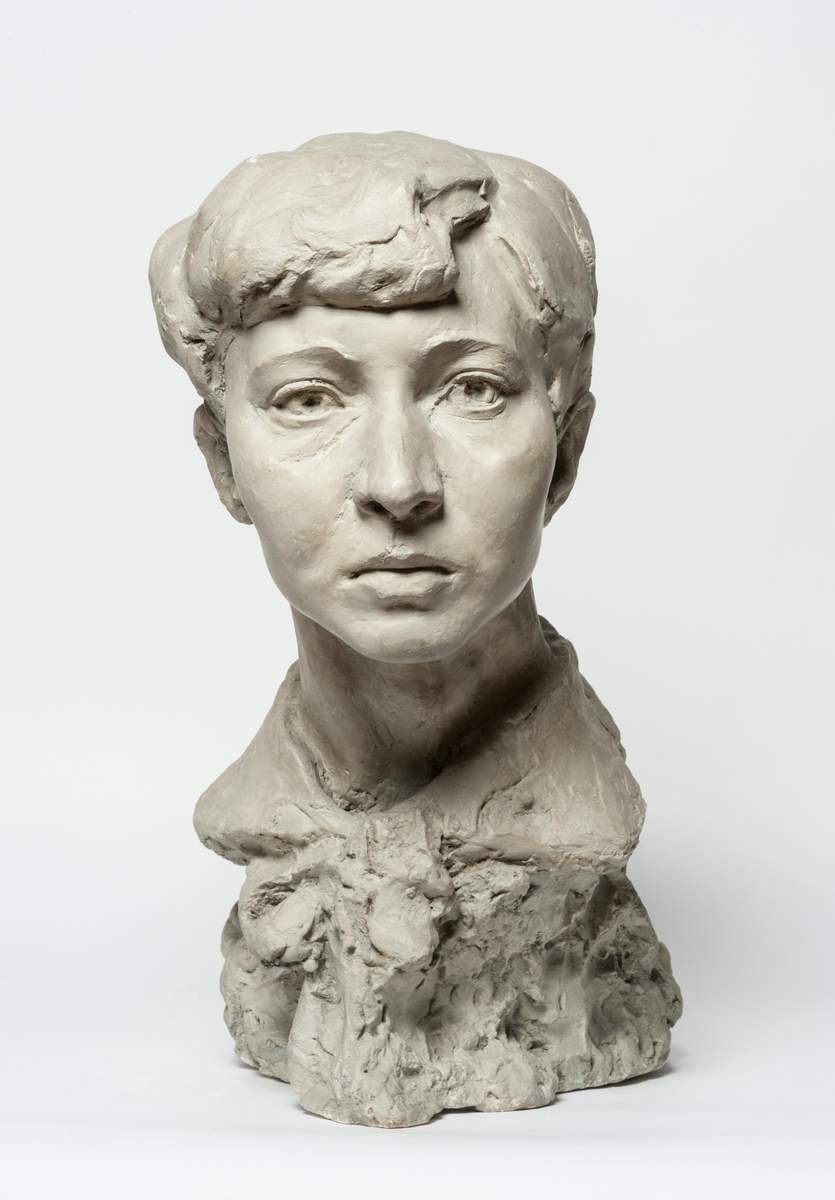 Портрет неизвестной (Анна Семеновна Голубкина (?), Leonid Vladimirovich Sherwood, 1920s