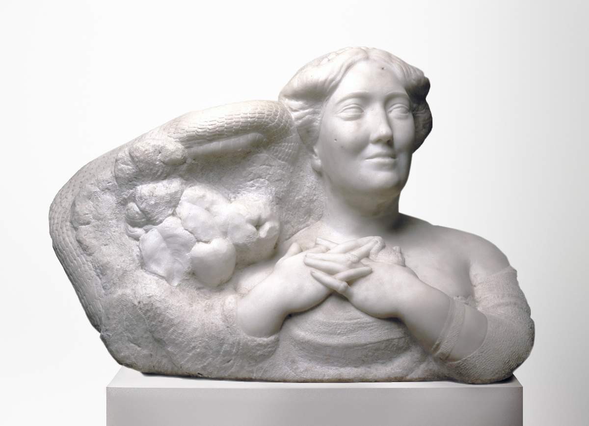Портрет М. Д. Карповой, Sergey Timofeyevich Konyonkov, 1911