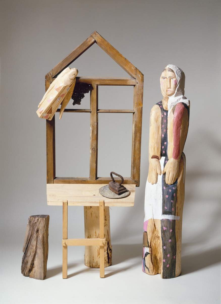 У окна, Galina Demyanovna Pisareva, 1991-1992