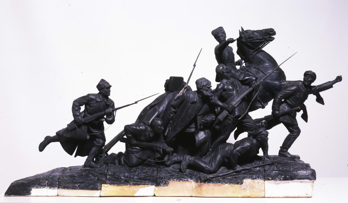 Проект памятника В.И.Чапаеву в Самаре (Куйбышеве), Matvey Genrikhovich Manizer, 1932
