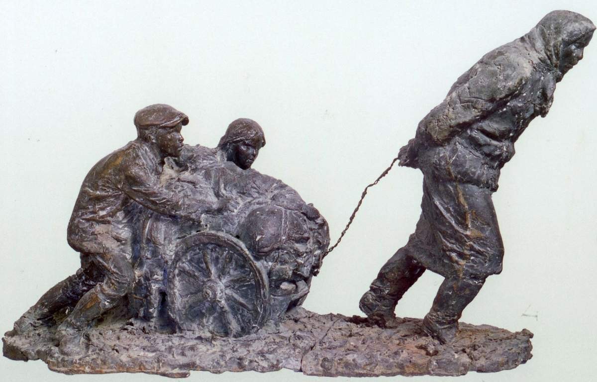 Беженцы, Viktor Ivanovich Bazhinov, 1975
