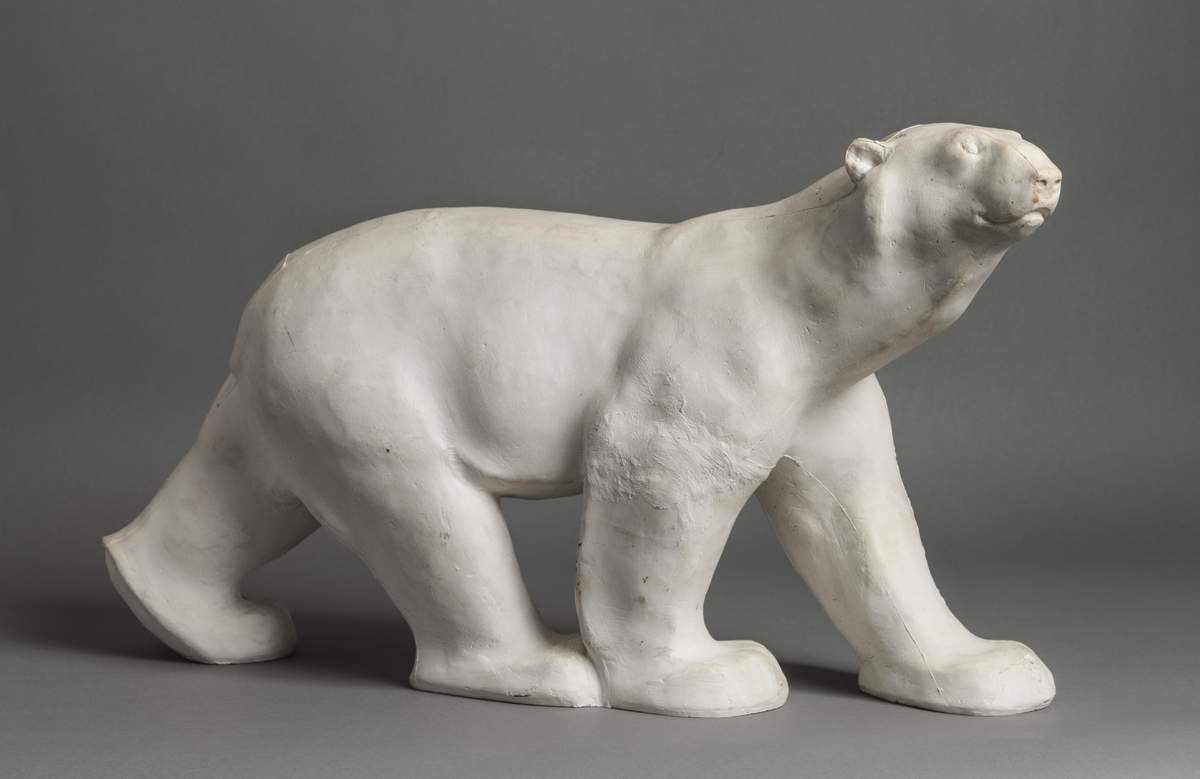 Идущий белый медведь, Boris Vorobyov, 1958