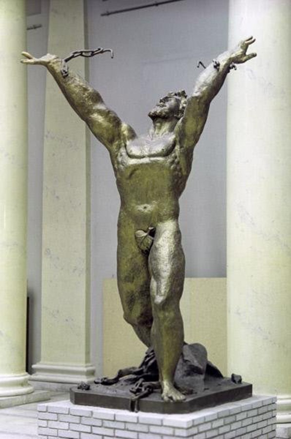 Освобожденный человек, Sergey Timofeyevich Konyonkov, 1947