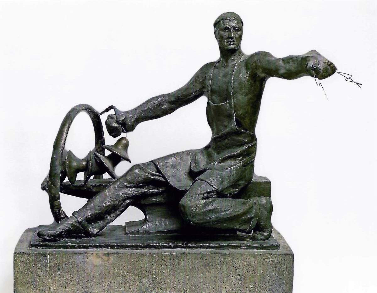 Рабочий с изолятором, Vera Mukhina, 1940