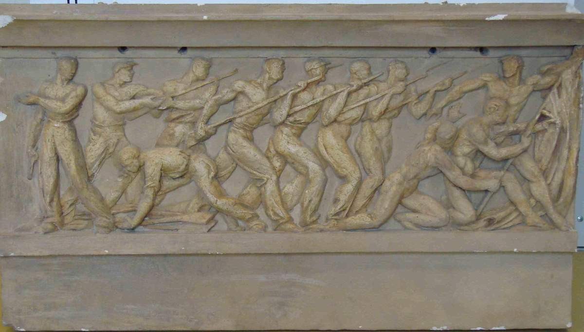 Эскизы фриза для здания «Межрабпом», Vera Mukhina, 1933–1935
