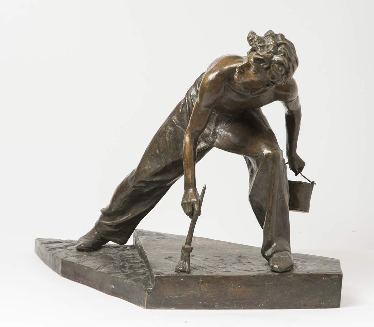 Он пишет слово «Мир», Matvey Genrikhovich Manizer, 1950