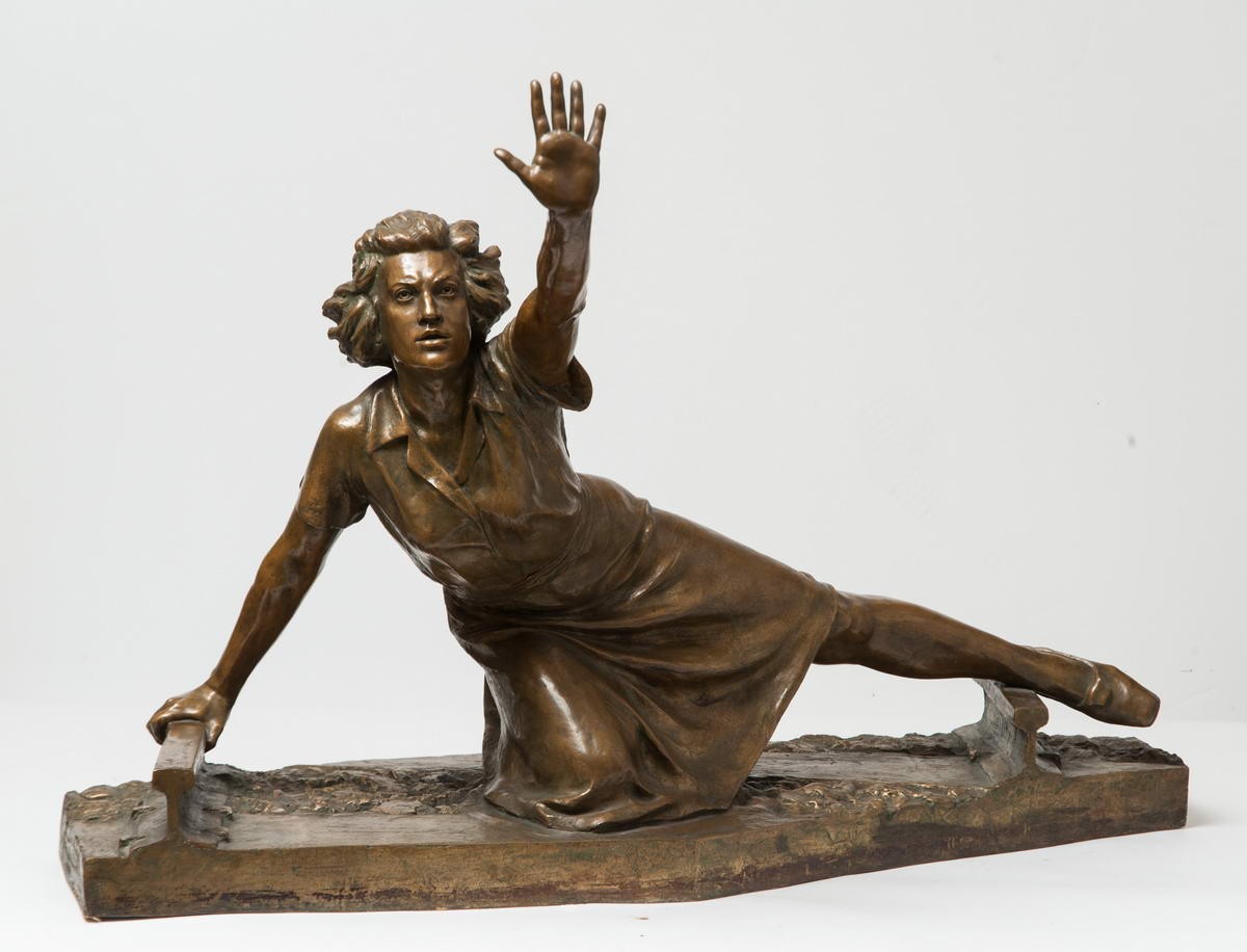 Подвиг в борьбе за мир — Раймонда Дьен, Matvey Genrikhovich Manizer, 1950