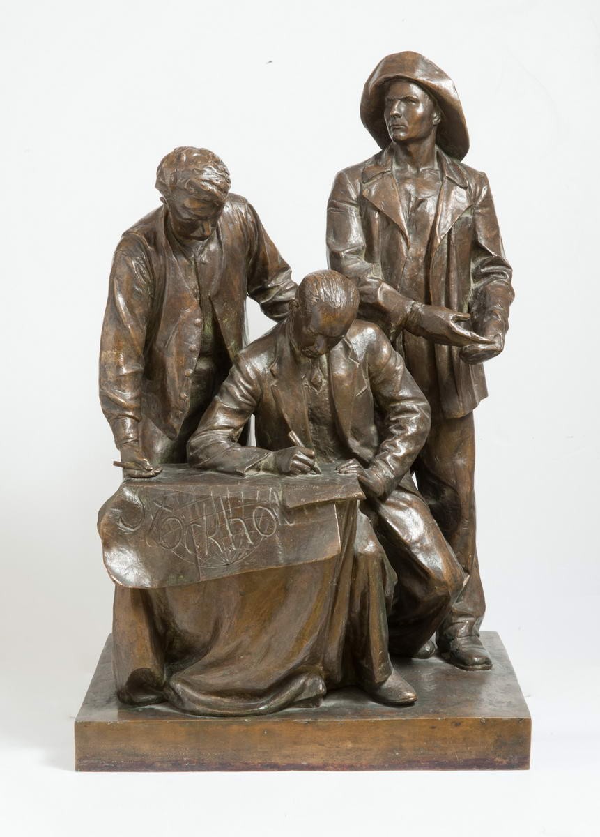 Предупреждение поджигателям войны, Matvey Genrikhovich Manizer, 1950