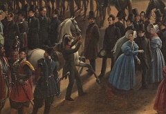Парад по случаю окончания военных действий в Царстве Польском 6-го октября 1831 года на Царицыном лугу в Петербурге