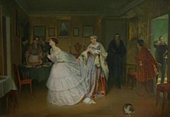 The Major Makes a Proposal (Inspecting a Bride in a Merchant’s House)