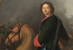 Peter I at the Battle of Poltava