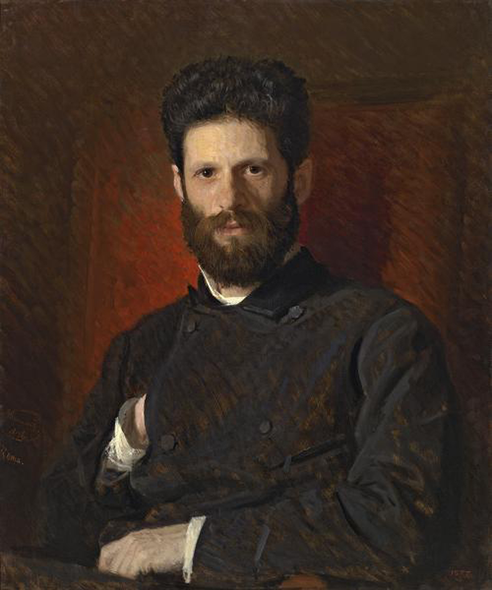 Крамской И. Н. Портрет скульптора Марка Матвеевича Антокольского (1843-1902). 1876