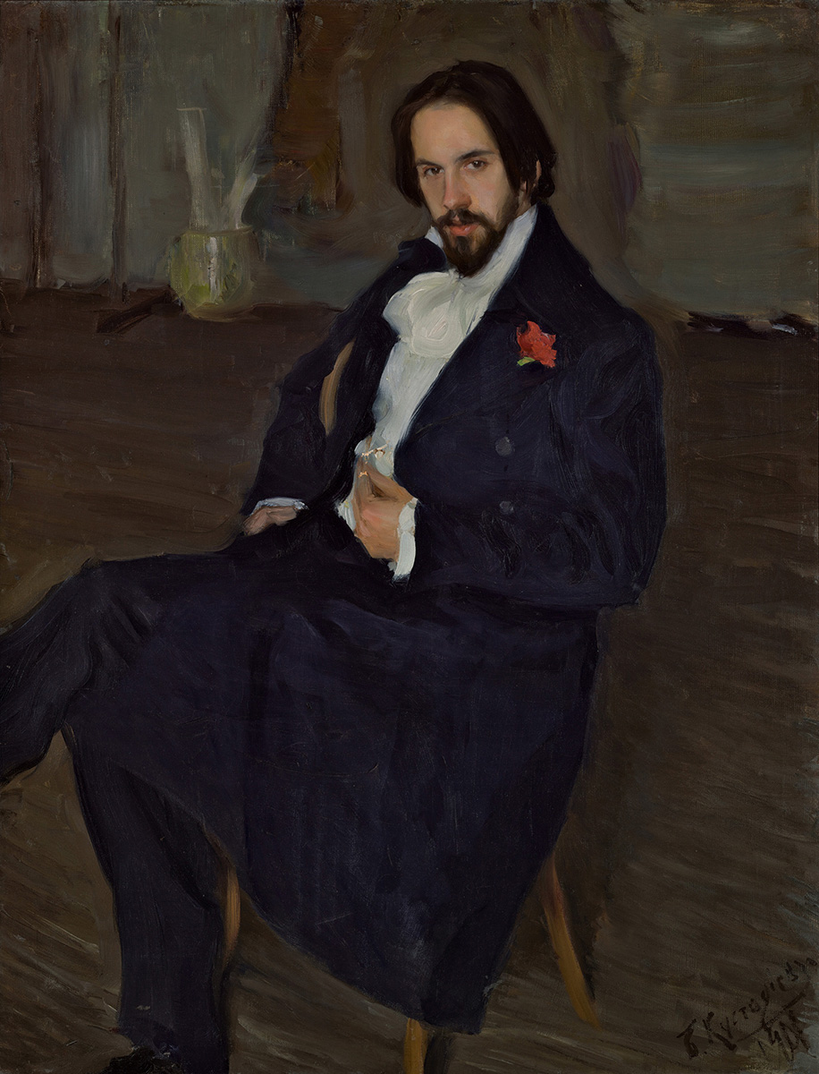 Кустодиев Б.М. Портрет И.Я.Билибина. 1901