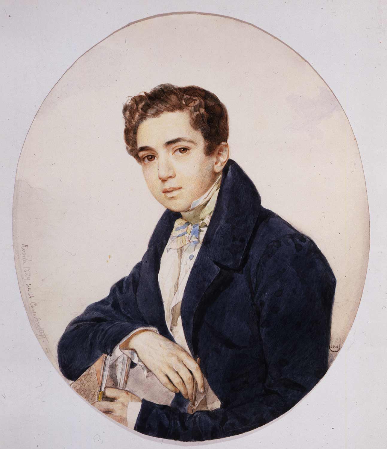 Брюллов К.П. Портрет князя Г. Г. Гагарина. 1829