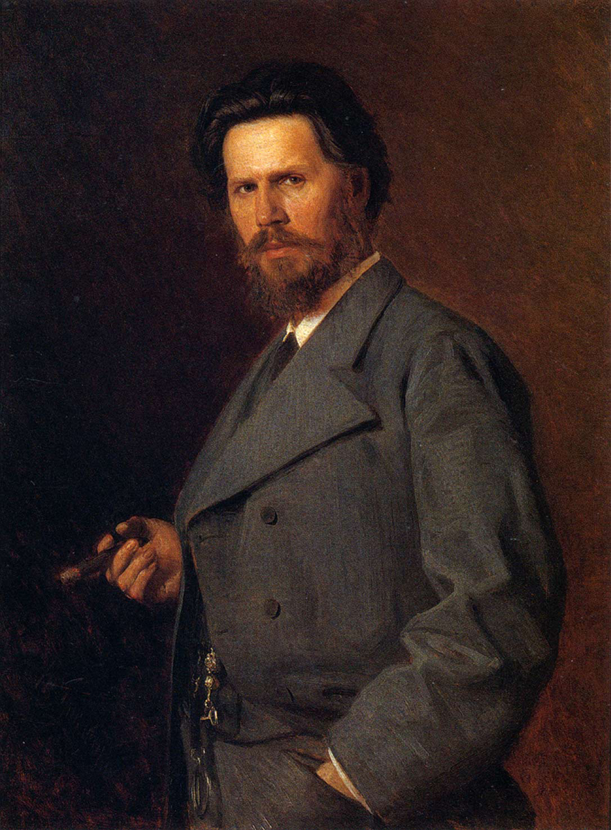 Ярошенко Н.А. Портрет художника И.Н.Крамского (1837-1887). 1876