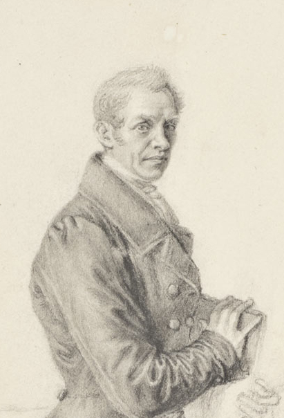 Михайлов П.Н. Автопортрет. 1820-е (фрагмент)