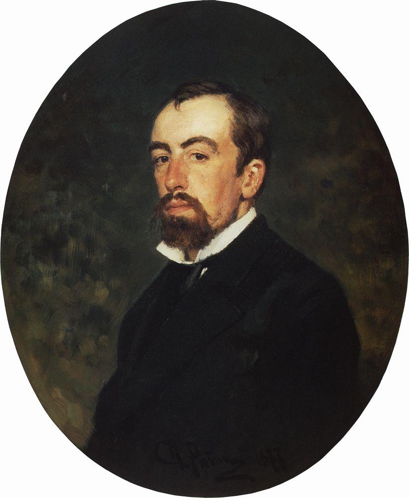 Репин И.Е. Портрет В.Д.Поленова. 1877. Государственная Третьяковская галерея