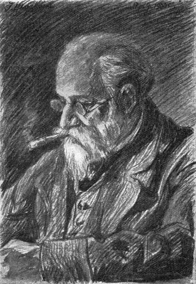 Шарлемань И.А. Портрет Адольфа Иосифовича Шарлеманя. 1901